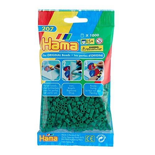 Hama Beads Bag | Approx. 1000 Midi Fuse Beads | Mosaic Decoration Arts & Craft for Creative Children Ages 5+ | Green