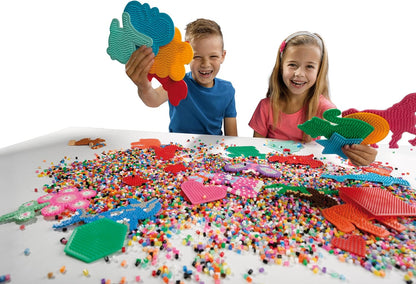 SES Creative 00787 Children's Transparent Pegboards, Mixed, Medium
