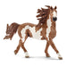 SCHLEICH Farm World Pinto Stallion Toy Figure, Brown/White (13794)