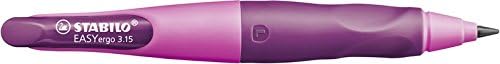 Ergonomic Mechanical Pencil - STABILO EASYergo 3.15 - Left-Handed - Pink/Lilac + Sharpener