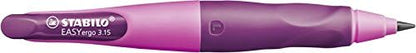 Ergonomic Mechanical Pencil - STABILO EASYergo 3.15 - Left-Handed - Pink/Lilac + Sharpener