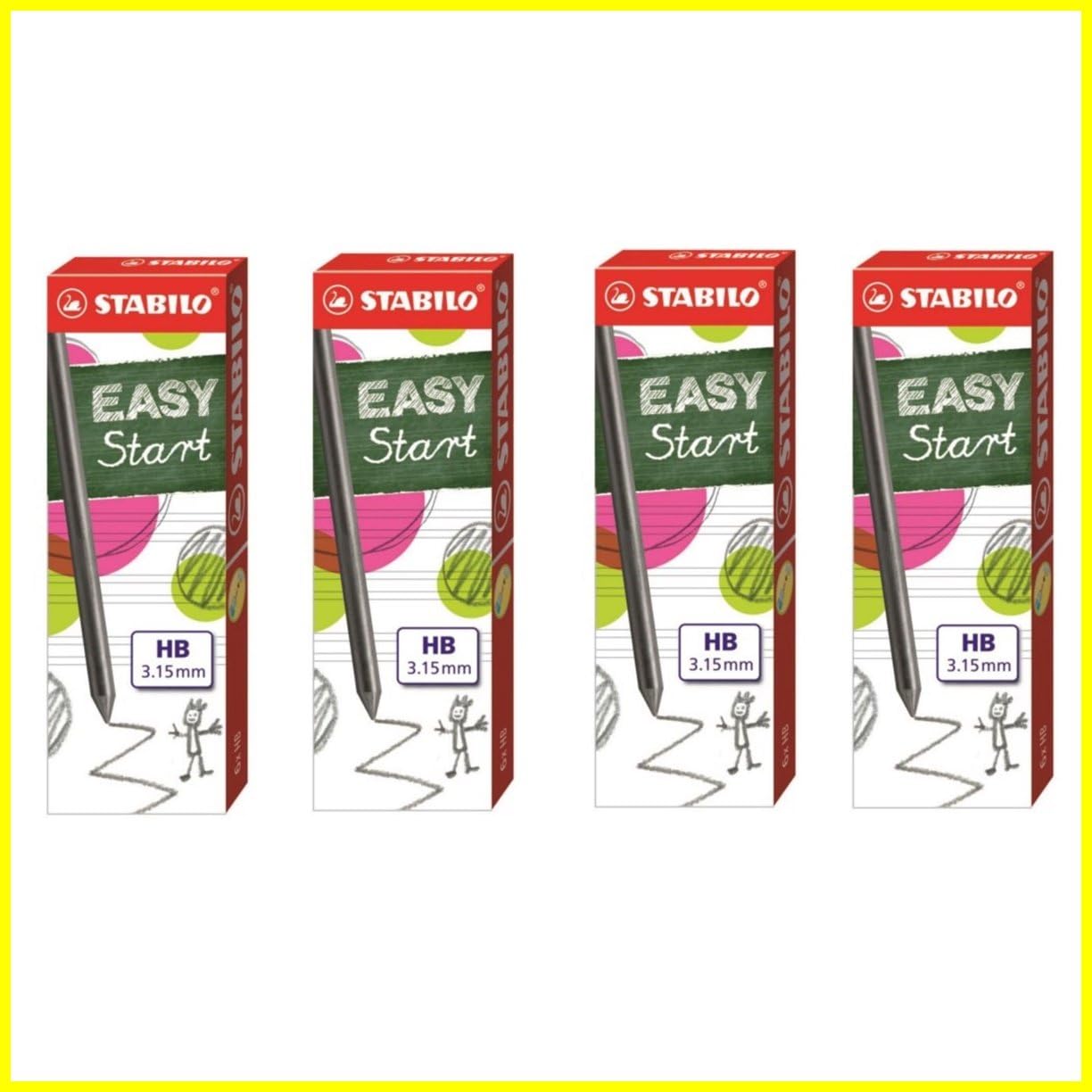 gummen - STABILO EASYergo 3.15 Navullingen, 6st. (1 TOYS