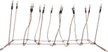 small foot 6998 rope bridge made of safe plastic rope, for tensioning between trees, loadable up to 100 kg Natural