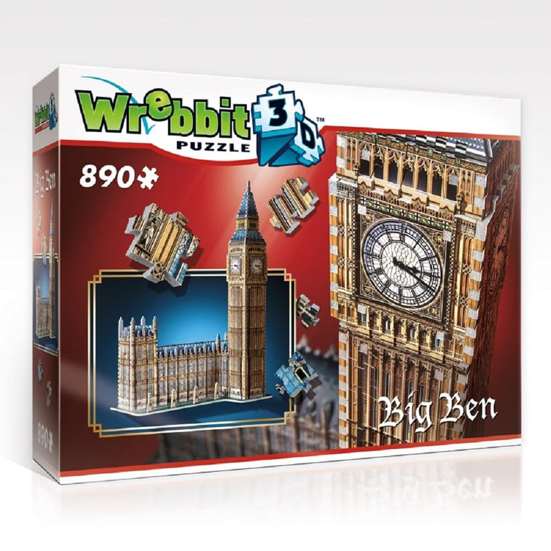 Wrebbit 3D W3D-2002 The Big Ben 3D Puzzle, multicoloured, One Size