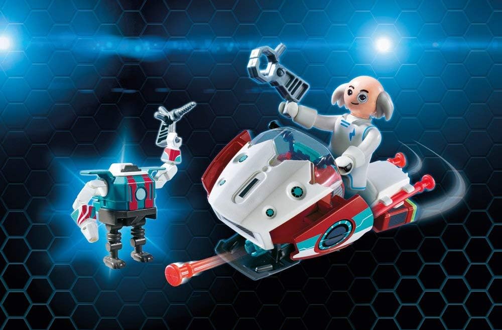 Playmobil Skyjet Con Dottor X E Robot