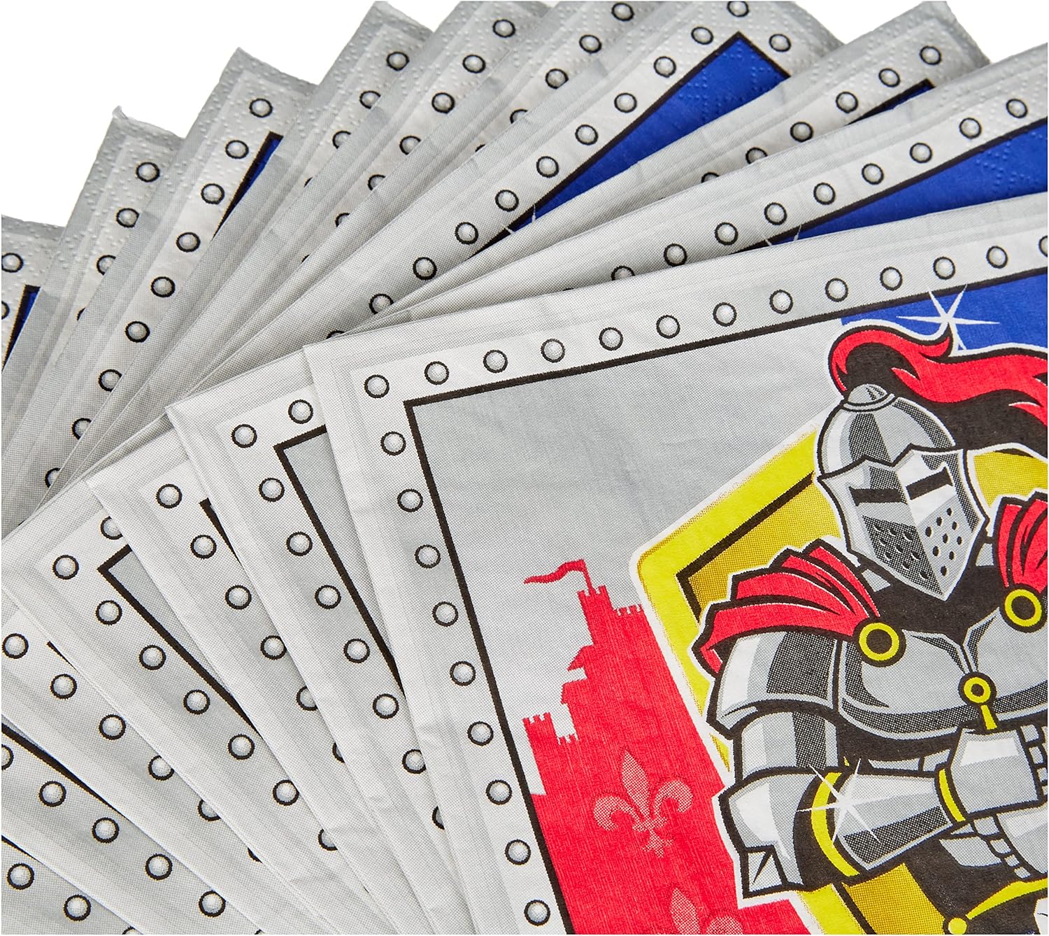 Servetten Knights 33x33cm/20