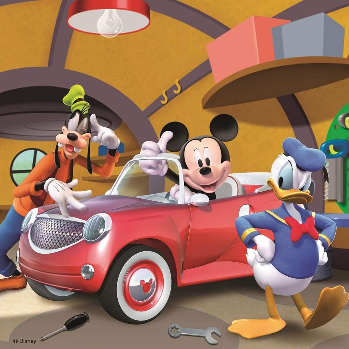 Ravensburger Puzzle Disney Mickey Mouse Clubhouse - Everyboby Loves Mickey (3X49Pcs.) (09247)