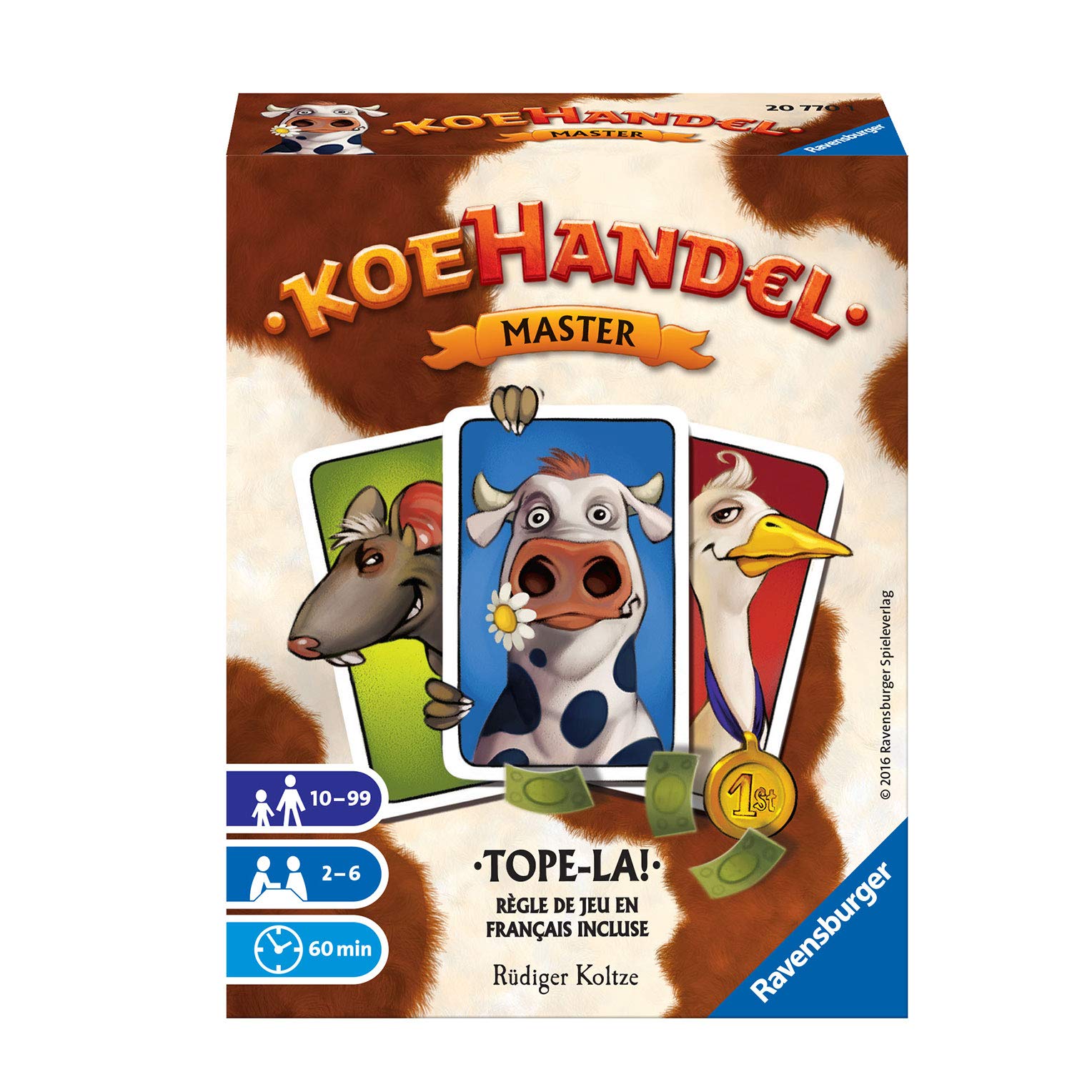 Ravensburger 207701 Kaartspel Koehandel Master