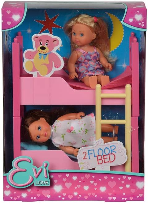 Evi Love - Bunk Bed Doll Playset, 12 cm Modern
