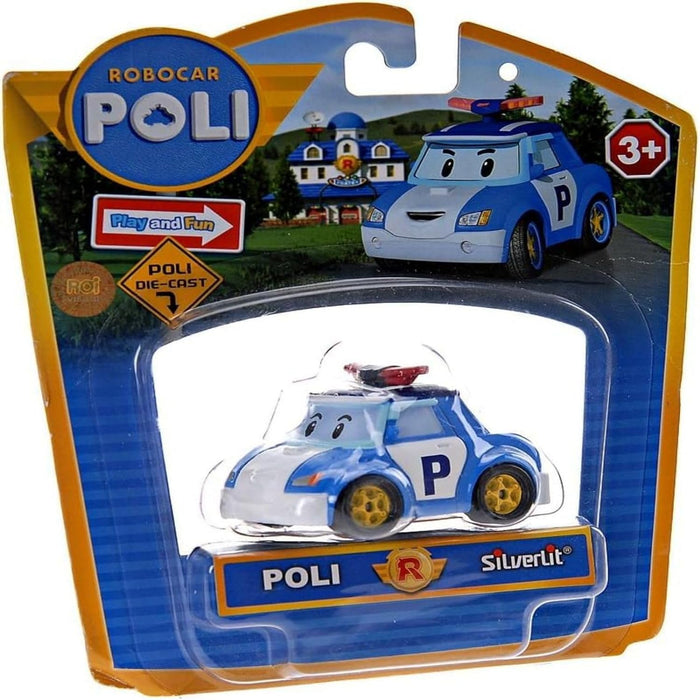 Robocar Poli Toys, Poli DIE-CAST Metal Toy Cars, Police Car Toys (Non-Transforming Diecast Figure Vehicles), Kids for Ages 3 and up, Holiday Kids Gift