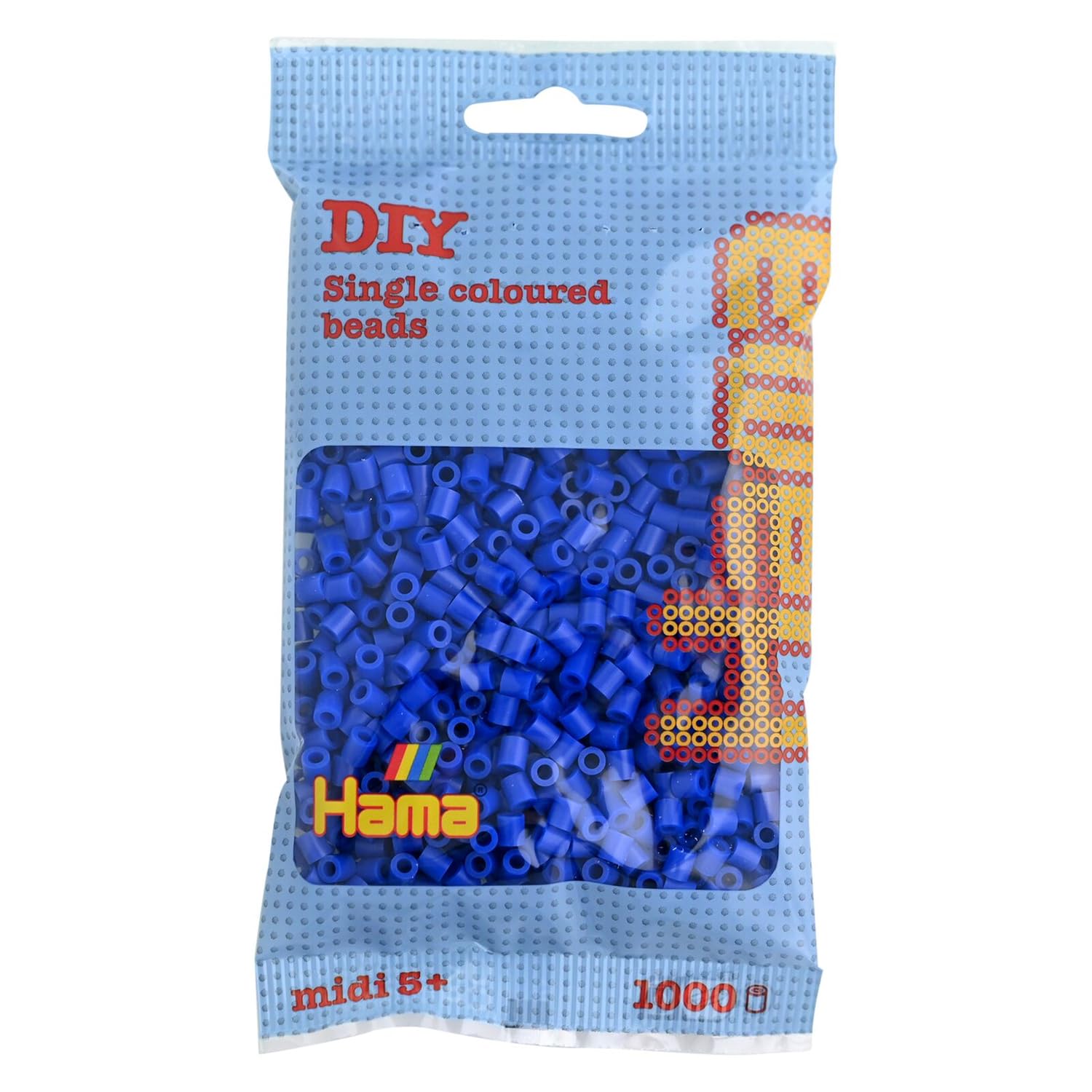 Hama Beads - Dark Blue (1000 Midi Beads)