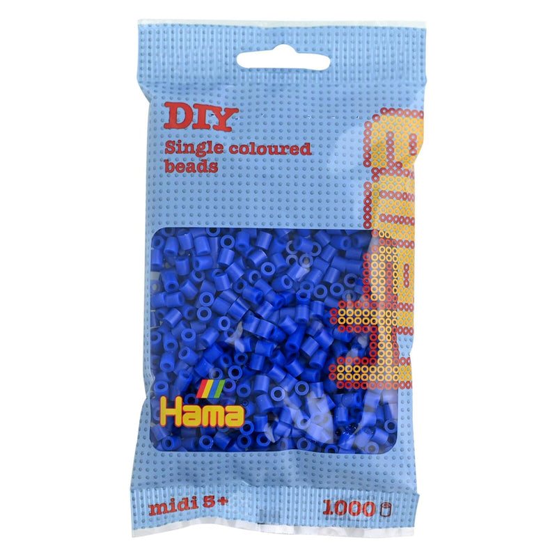 Hama Beads - Dark Blue (1000 Midi Beads)