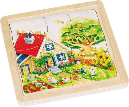 Goki 57684 Puzzle Seasons, Mixed