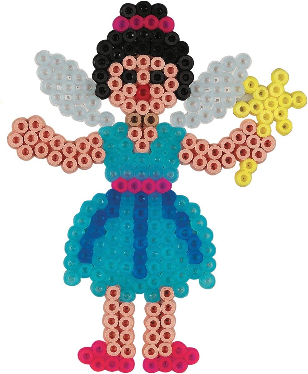 Hama - 8472 - Loisirs Créatifs - Perles et Bijoux - Sachet De 500 Perles Néon (Mix 51)