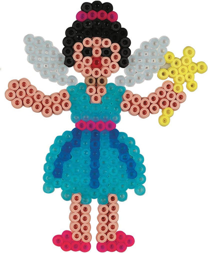 Hama - 8472 - Loisirs Créatifs - Perles et Bijoux - Sachet De 500 Perles Néon (Mix 51)