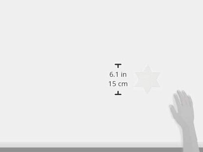 Hama Pin Plate Large Star 269, White, 17 x 14.5 x 0.5 cm Single