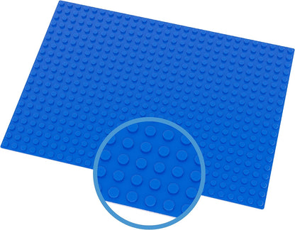 Hubelino #420329 560 Base Plate (20 x 28 Nubs, 32 x 44.8 cm) in Blue, Compatible with Large Building Blocks from Other Manufacturers, Made in Germany