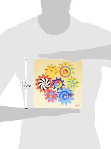 GOKI- Juego de los Engranajes, Multicolor (58530