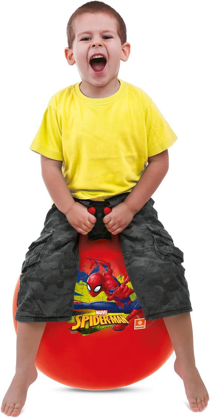 Spiderman Mondo Kangaroo Hopper with Two Hand Grip