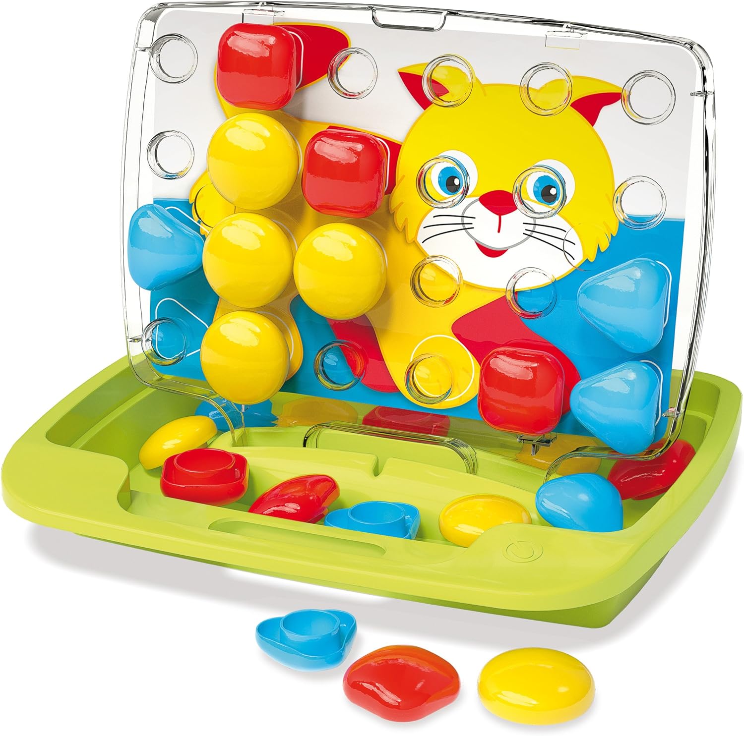Quercetti-Quercetti-4401 FantaColor Baby-Juego de mosaicos para Bebes, Color surtido (4401