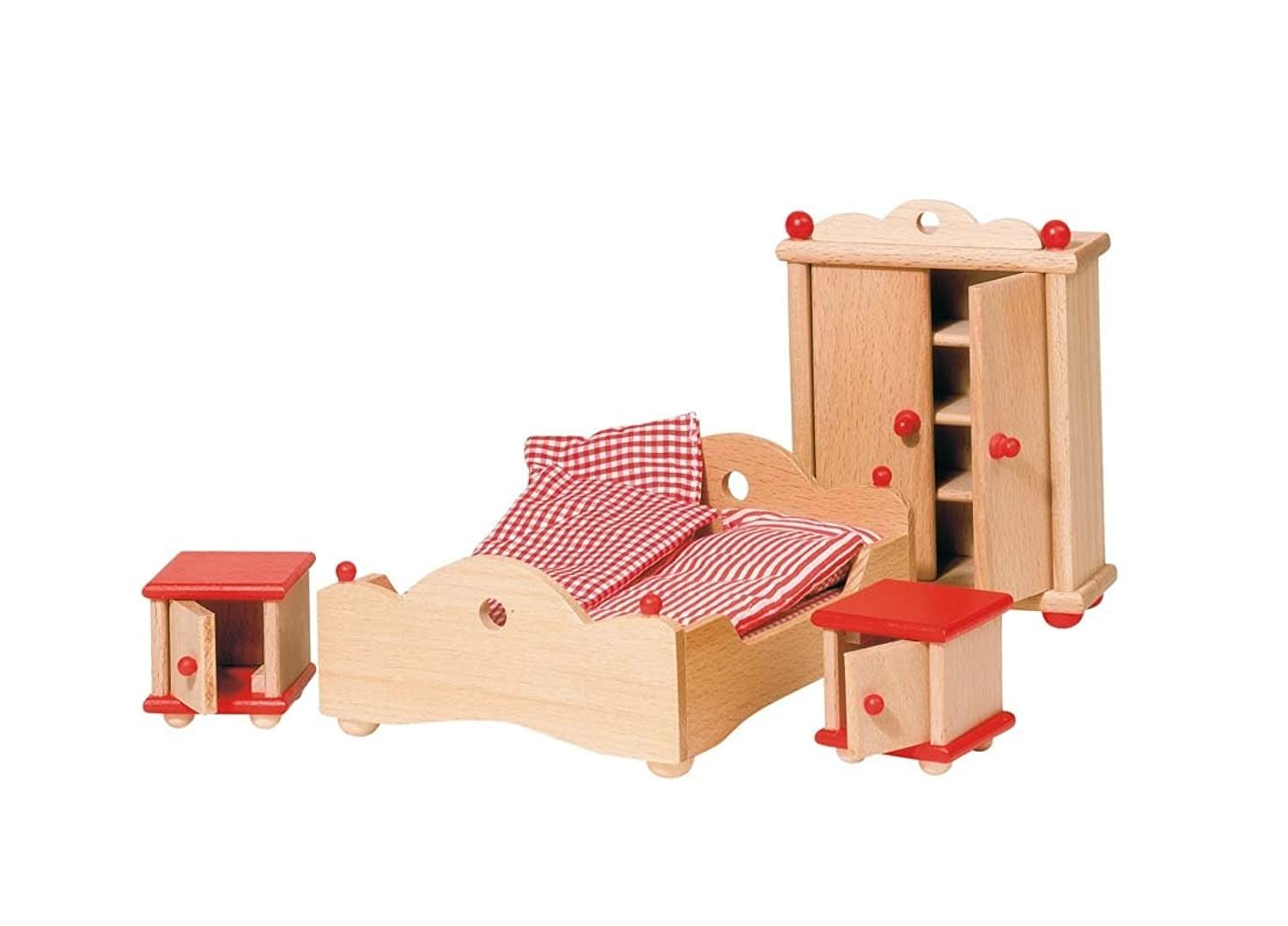 GoKi Furniture for Flexible Puppets Bedroom (Red