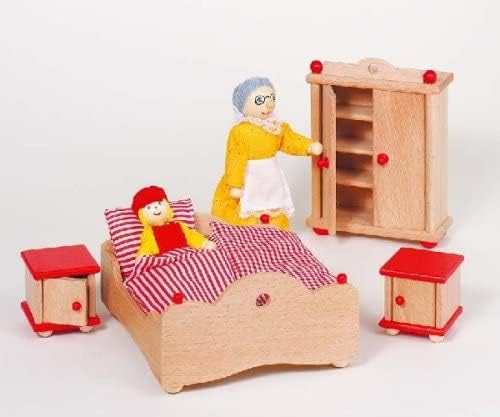 GoKi Furniture for Flexible Puppets Bedroom (Red