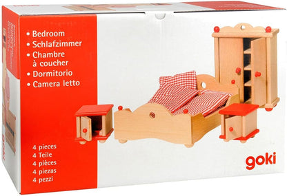 GoKi Furniture for Flexible Puppets Bedroom (Red