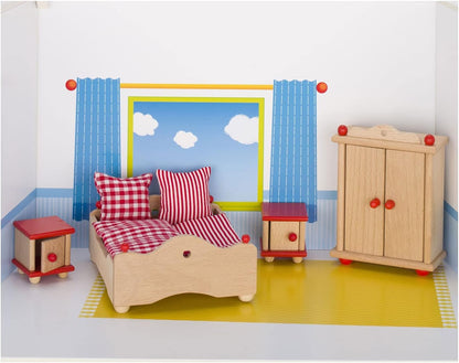 GoKi Furniture for Flexible Puppets Bedroom (Red