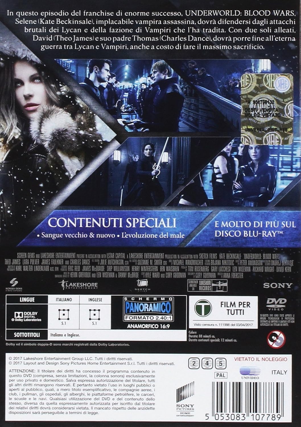 FOERSTER ANNA - UNDERWORLD -BLOOD WARS- (1 DVD