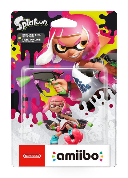Inkling Girl amiibo - Splatoon 2 (Nintendo Switch) Splatoon Inkling Mädchen (Neon-pink) Splatoon Collection