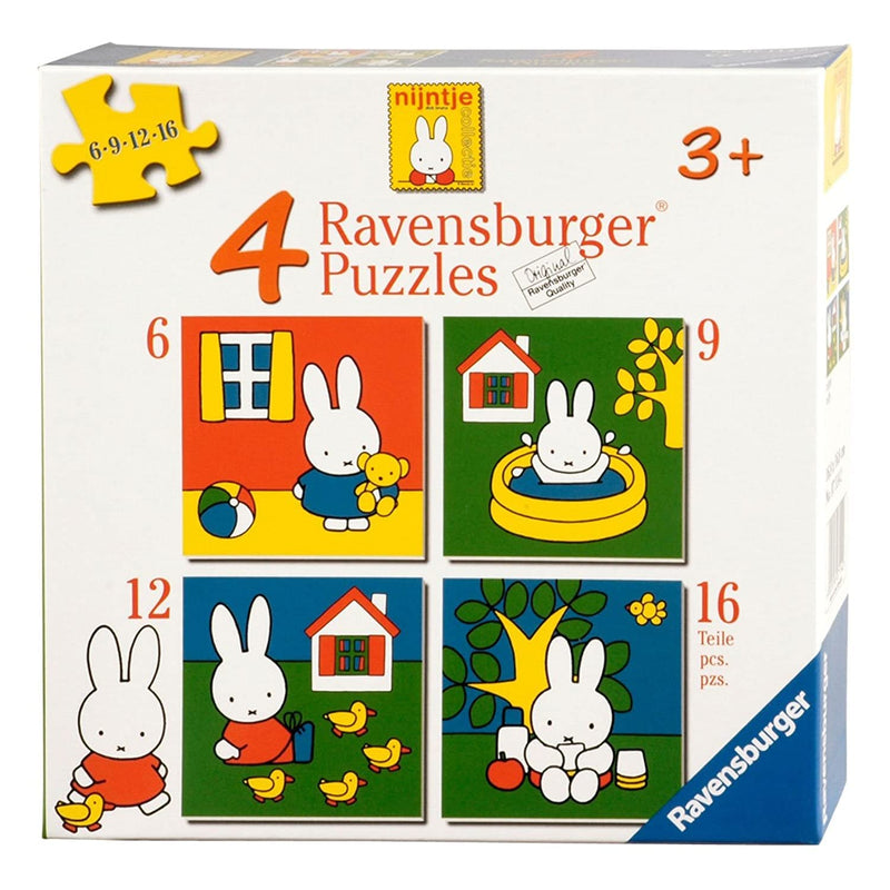 NIJNTJE 4 PUZZELS (6/9/12/16 STUKJES