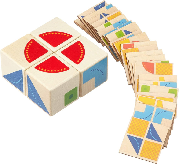 Goki- Juego de Puzzle, Kubus, Multicolor, Medium (Gollnest & Kiesel 58649.0