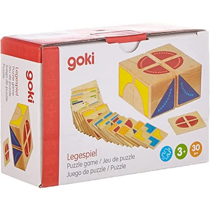 Goki- Juego de Puzzle, Kubus, Multicolor, Medium (Gollnest & Kiesel 58649.0