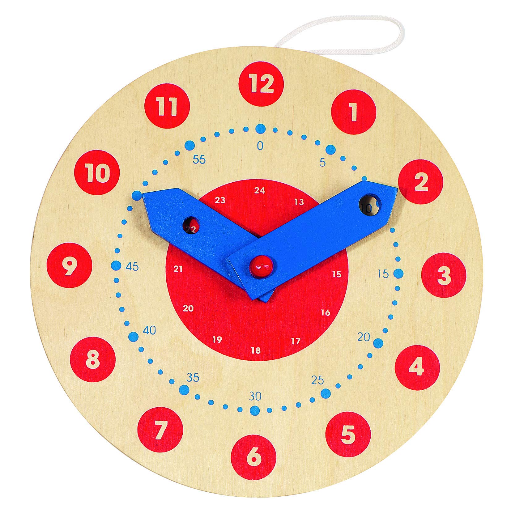 Goki- Reloj, Aprende a Leer la Hora, Multicolor, pequeña (58980