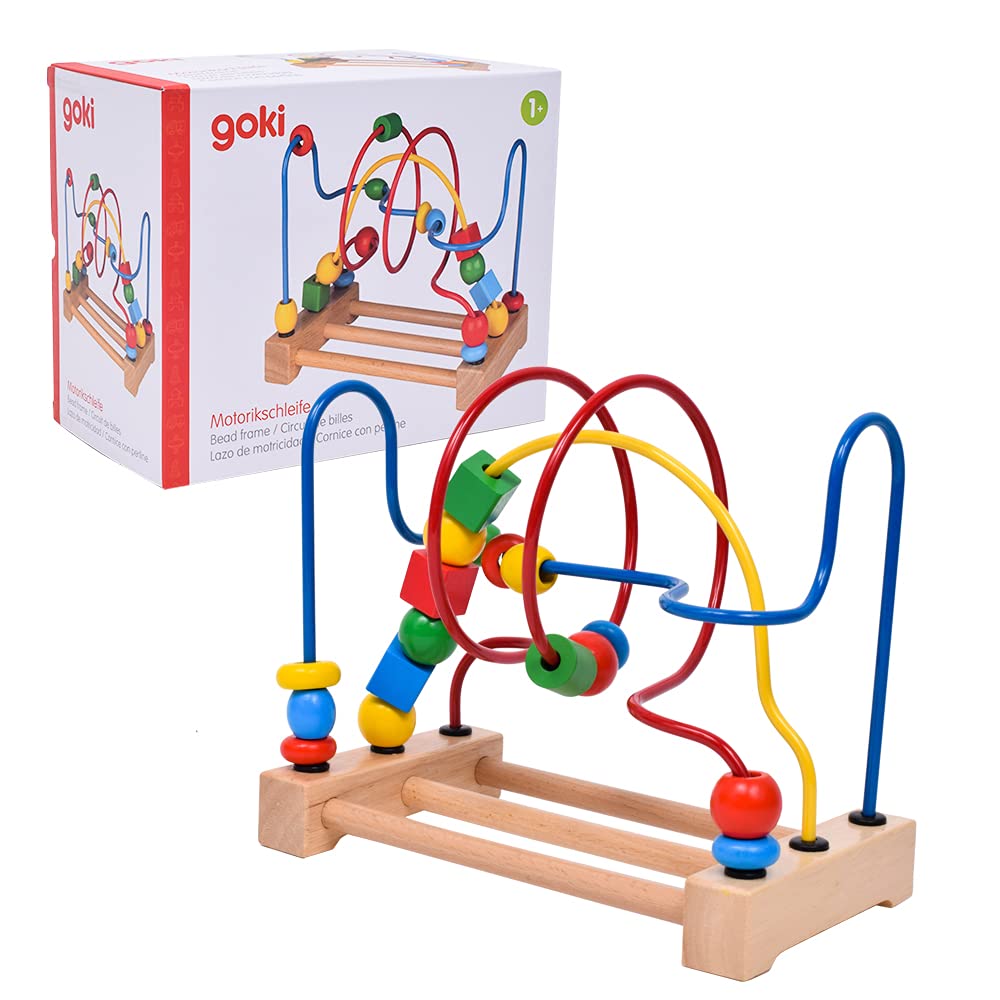 Goki Juego de Laberinto de Cuentas, Color Mixto, Medium (Gollnest & Kiesel 59982.0