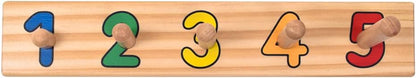 Goki- Puzzles de maderaPuzzles de maderaGOKIAprende a Contar con Anillos, Multicolor, Small (Gollnest & Kiesel 58941.0