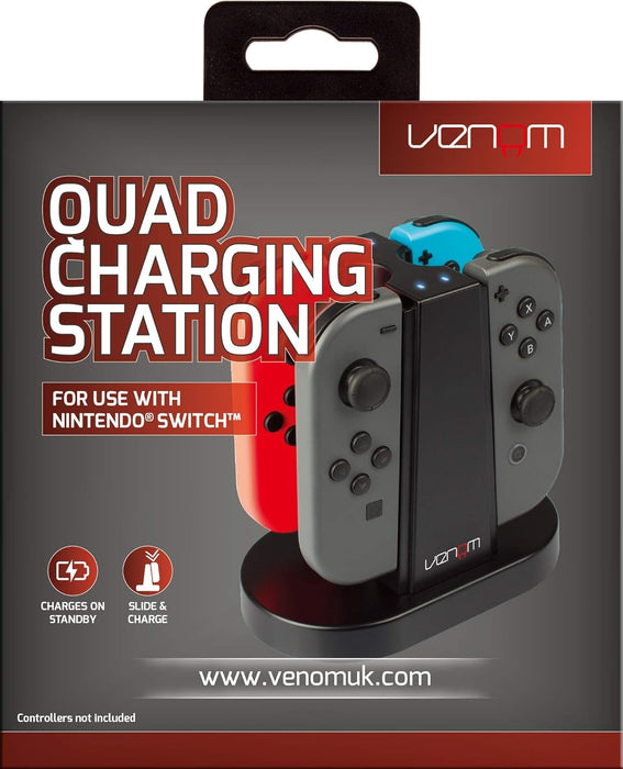 Venom Switch Joy-Con Quad Charging Station (Nintendo Switch