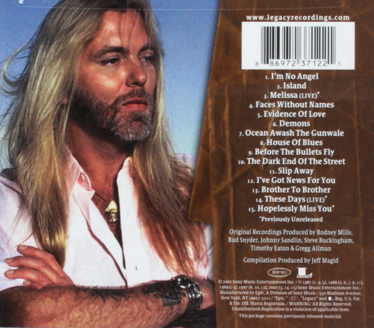 No Stranger To The Dark: The Best of Gregg Allman