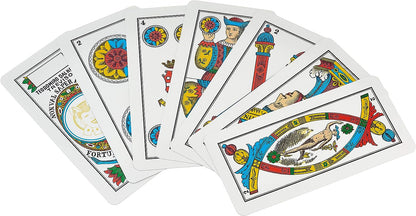 Dal Trevisane Regional Playing Cards, Red Case, Color, 15005