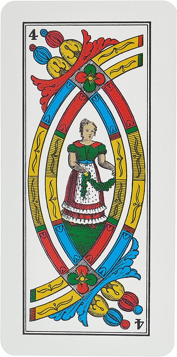 Dal Trevisane Regional Playing Cards, Red Case, Color, 15005