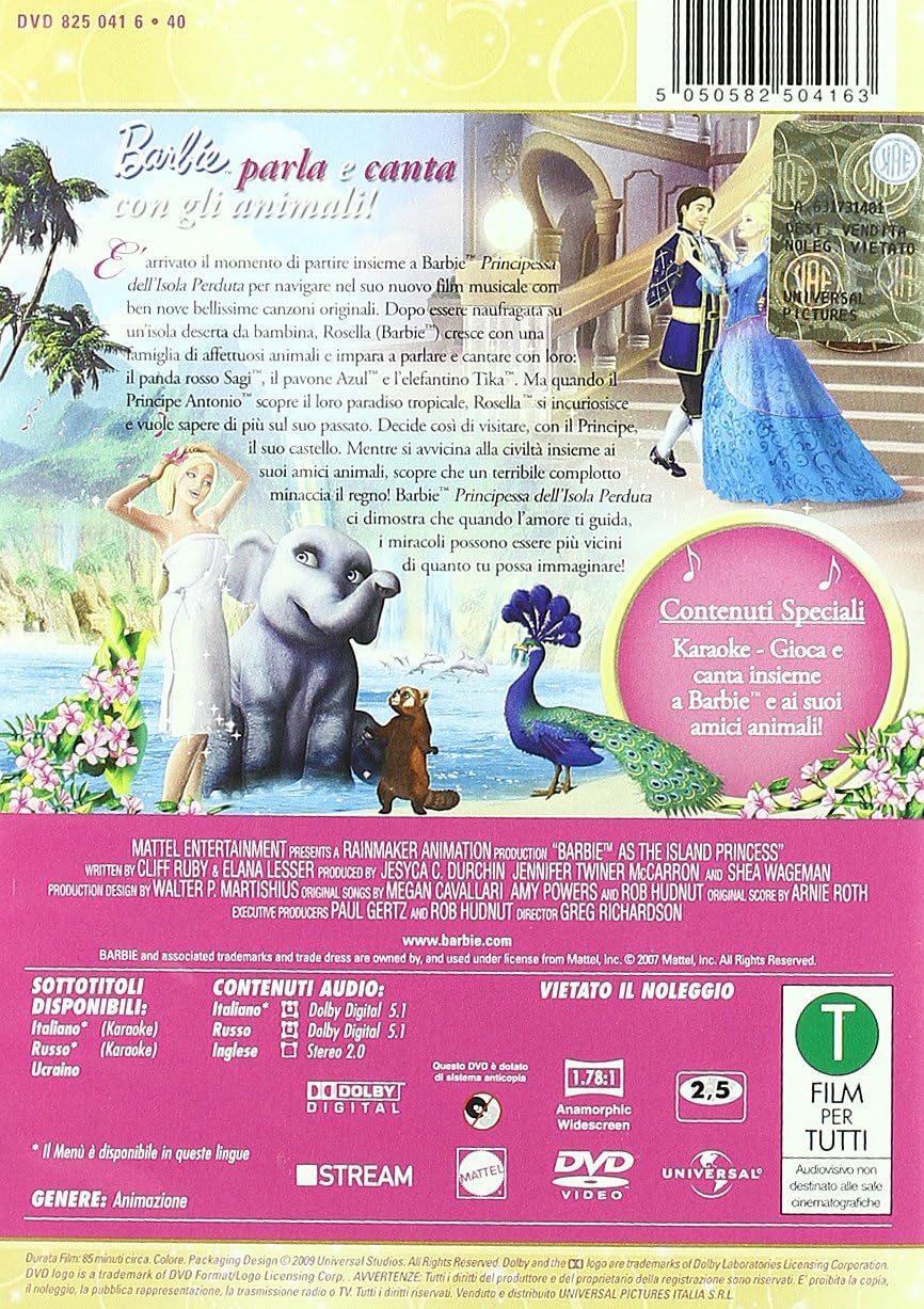 Barbie La Principessa Dell'isola Perduta