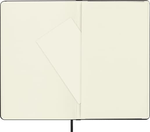 Moleskine Classic Dotted Paper Notebook, Hard Cover and Elastic Closure Journal, Color Black, Size Large 13 x 21 cm, 240 Pages