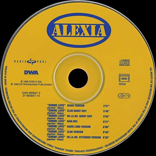 Gimme love (7 versions, 1998)