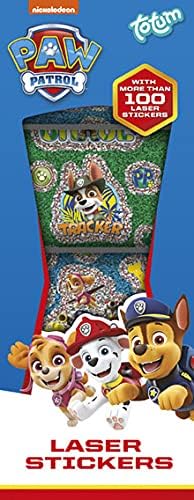 TM Essentials 720206 Paw Patrol Box with Over 350 Laser 4 Sticker Rolls, with Motifs of Your Favourite Heroes-Ideal for Scrapbooking and Crafts