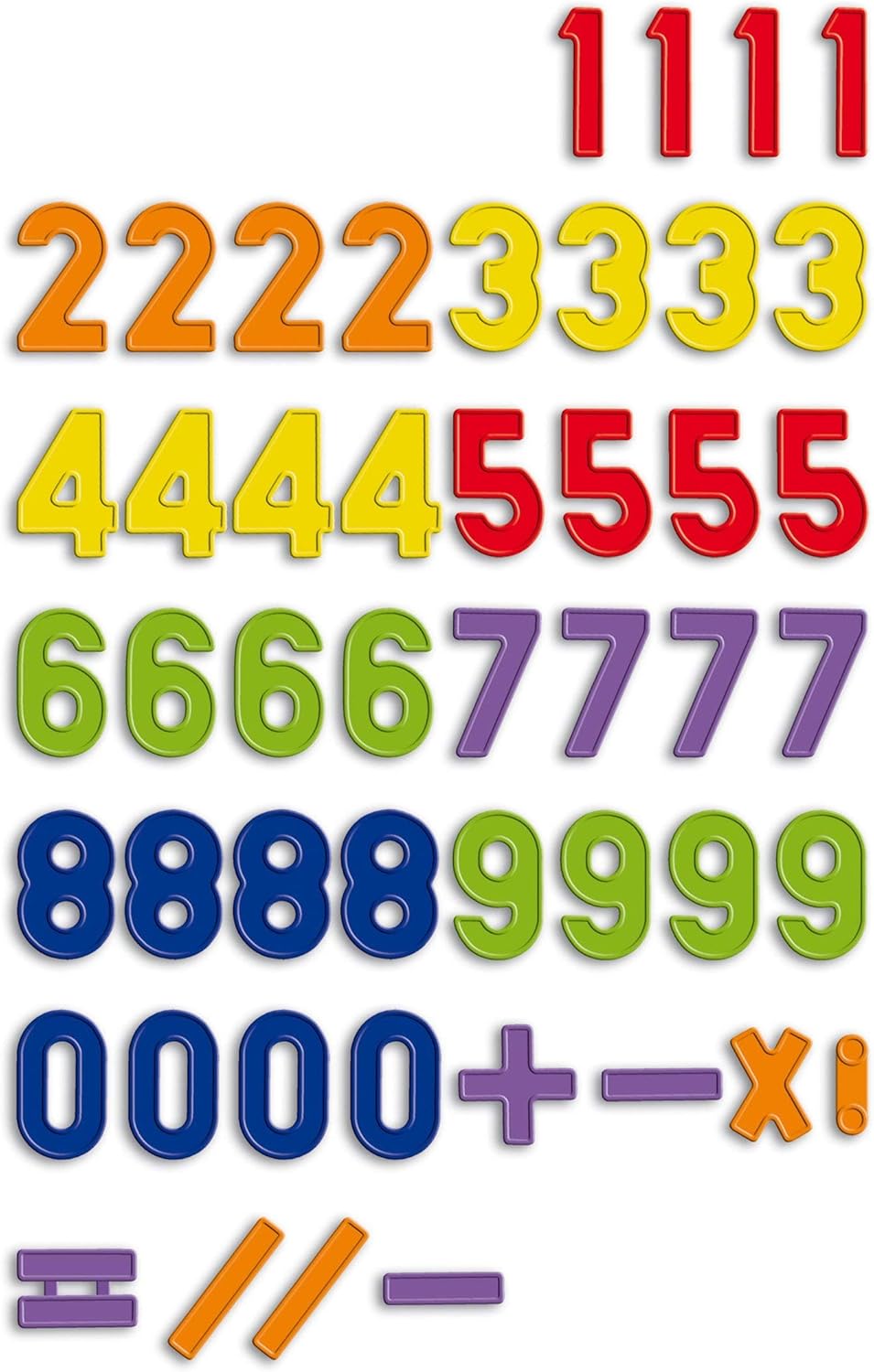 Quercetti 5463 Quercetti-5463 Refill Numbers-Magnetic Letters & Words