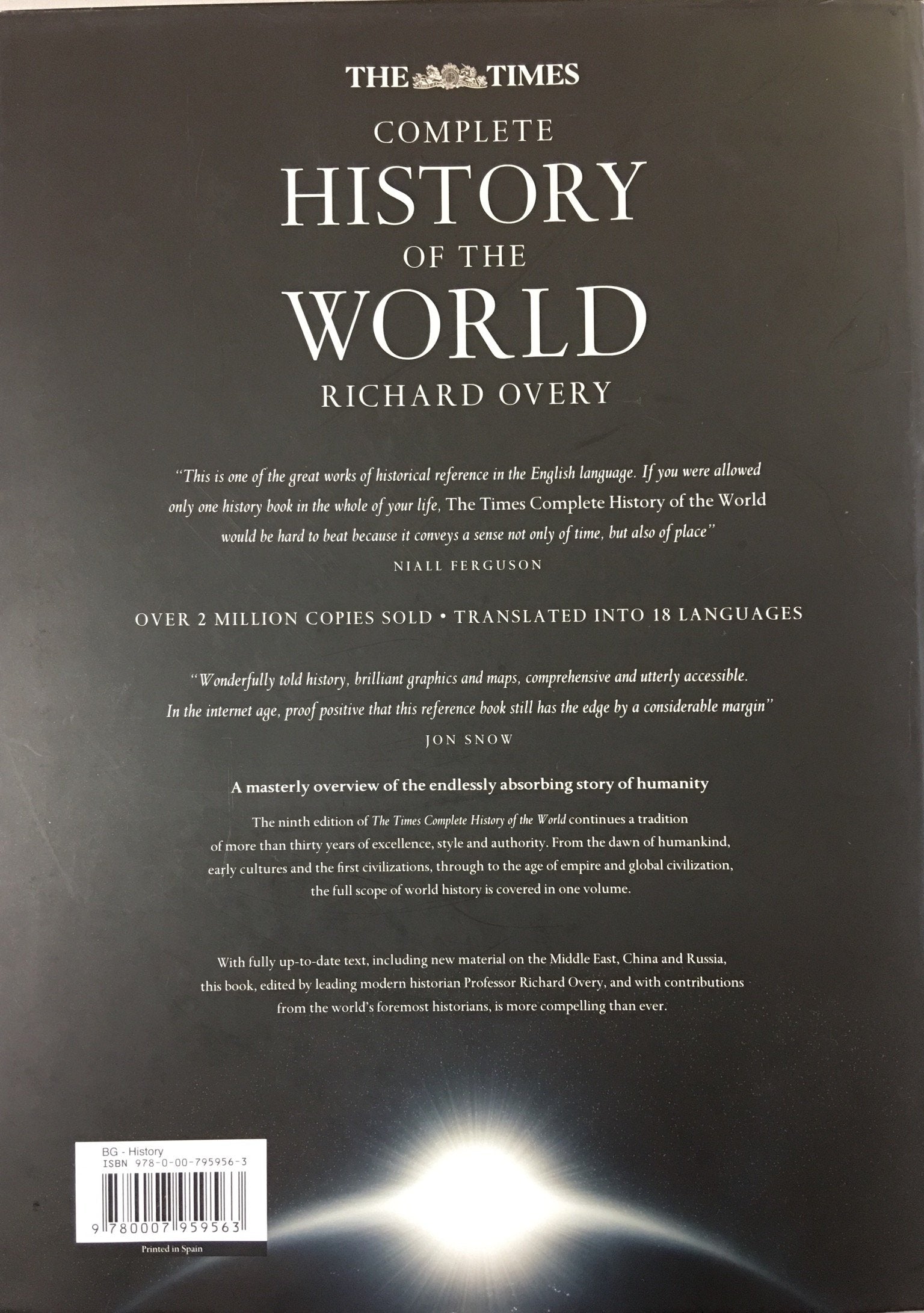 TIMES COMPLETE HISTORY OF THE