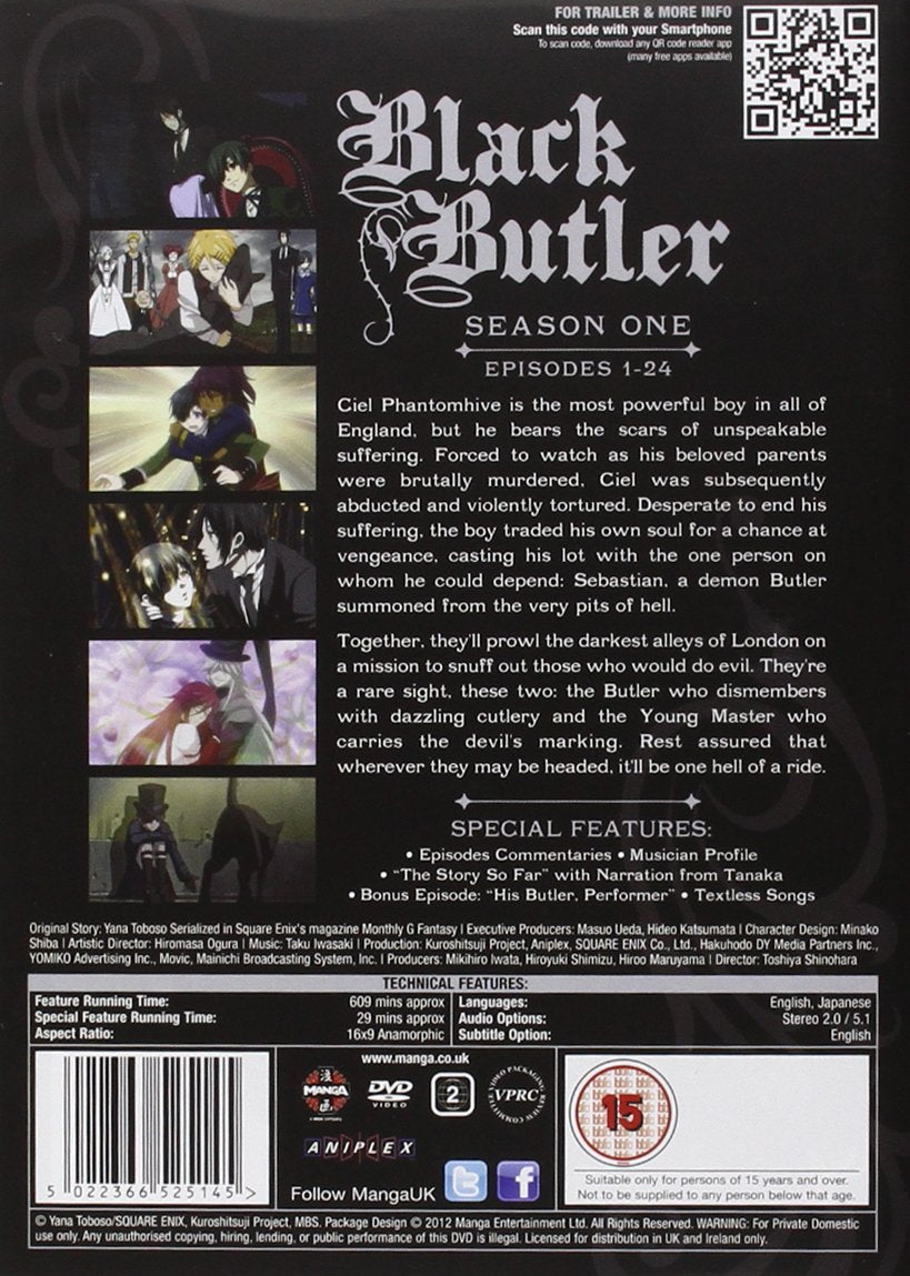 Black Butler Complete Series Box Set