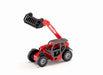 siku 1482, Carretilla telescópica Manitou MLT840, Metal/Plástico, Rojo, Brazo de carga móvil