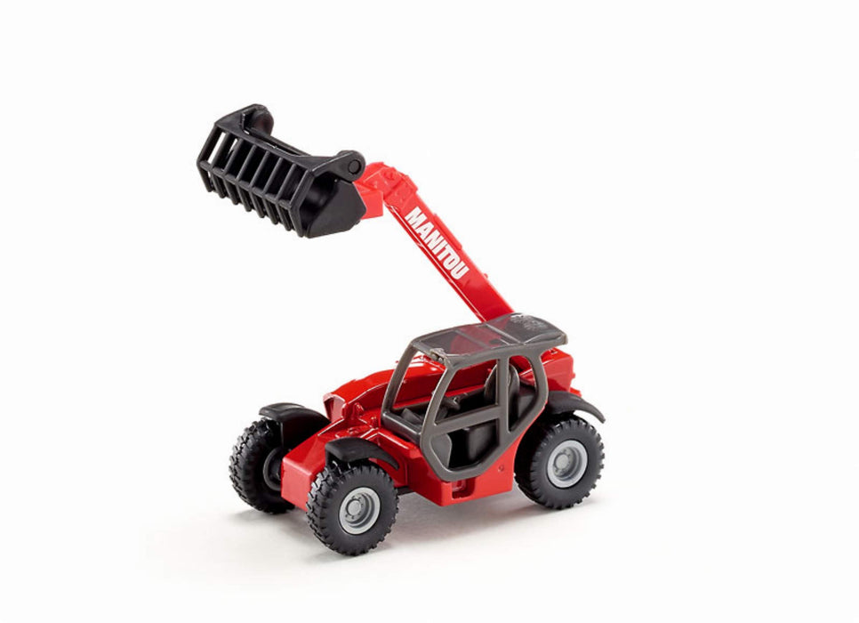 siku 1482, Carretilla telescópica Manitou MLT840, Metal/Plástico, Rojo, Brazo de carga móvil