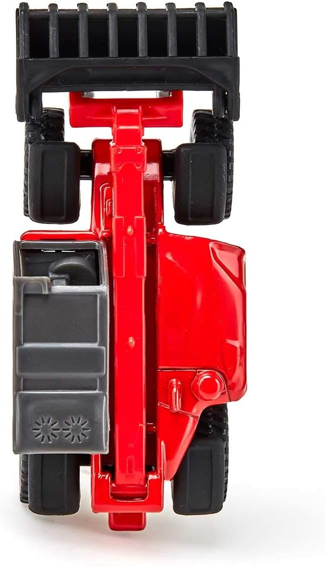 siku 1482, Carretilla telescópica Manitou MLT840, Metal/Plástico, Rojo, Brazo de carga móvil
